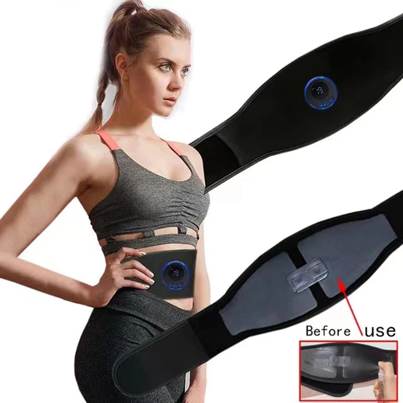New Muscle Stimulator Trainer: USB Electric Abs Toner Abdominal Belt