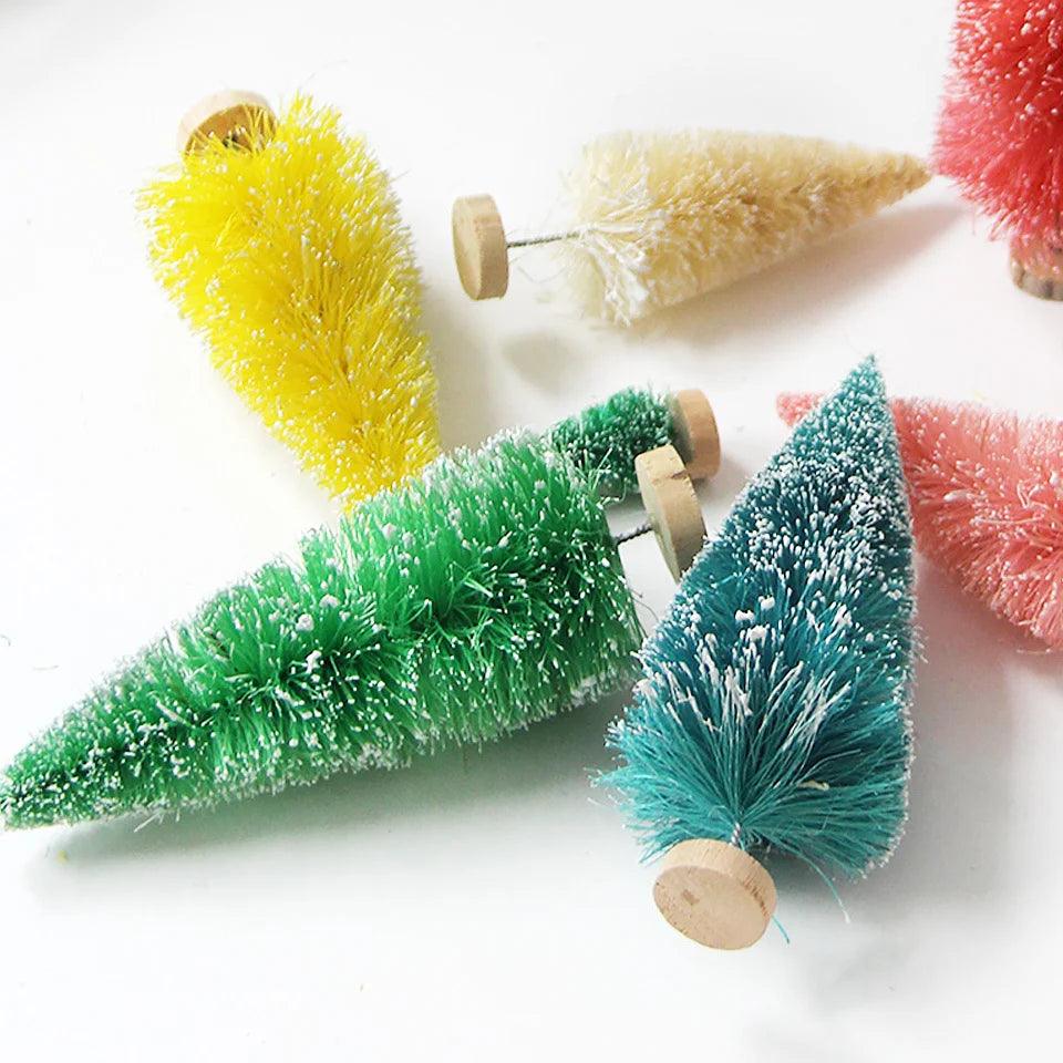 8PCS Mini Christmas Pine Trees for Home Decoration