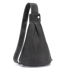 Versatile Leather Crossbody Rucksack Bag - Trendy Mix