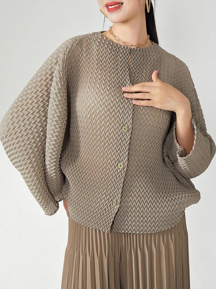 Fashion Pleated Women's 2024 Spring set New Clothing - Trendy Mix