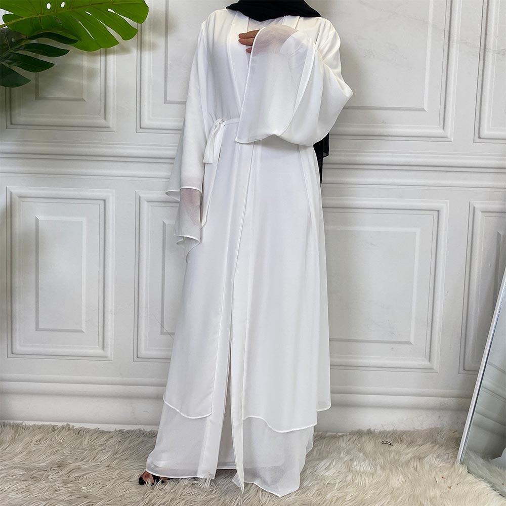 Chic Chiffon Cardigan Robe for Modest Fashion - Trendy Mix