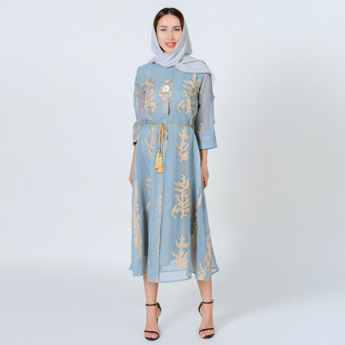 Chic Floral Muslim Women's Apparel for Fashion- Ladies - Trendy Mix