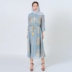 Chic Floral Muslim Women's Apparel for Fashion- Ladies - Trendy Mix