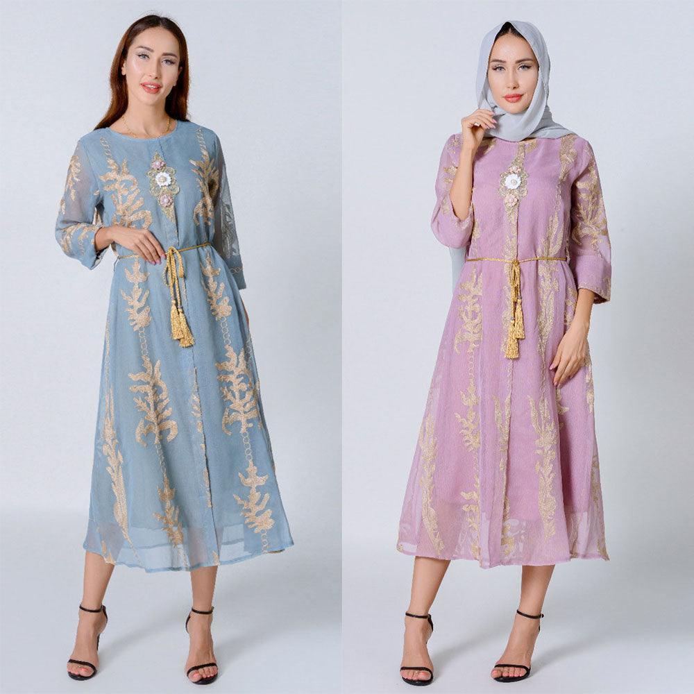 Chic Floral Muslim Women's Apparel for Fashion- Ladies - Trendy Mix