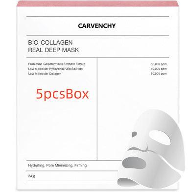 Deep Collagen Overnight Mask The Real Collagen Facial Sheet Masks With Low Molecular Weight Collagen For Elasticity Firming - Trendy Mix