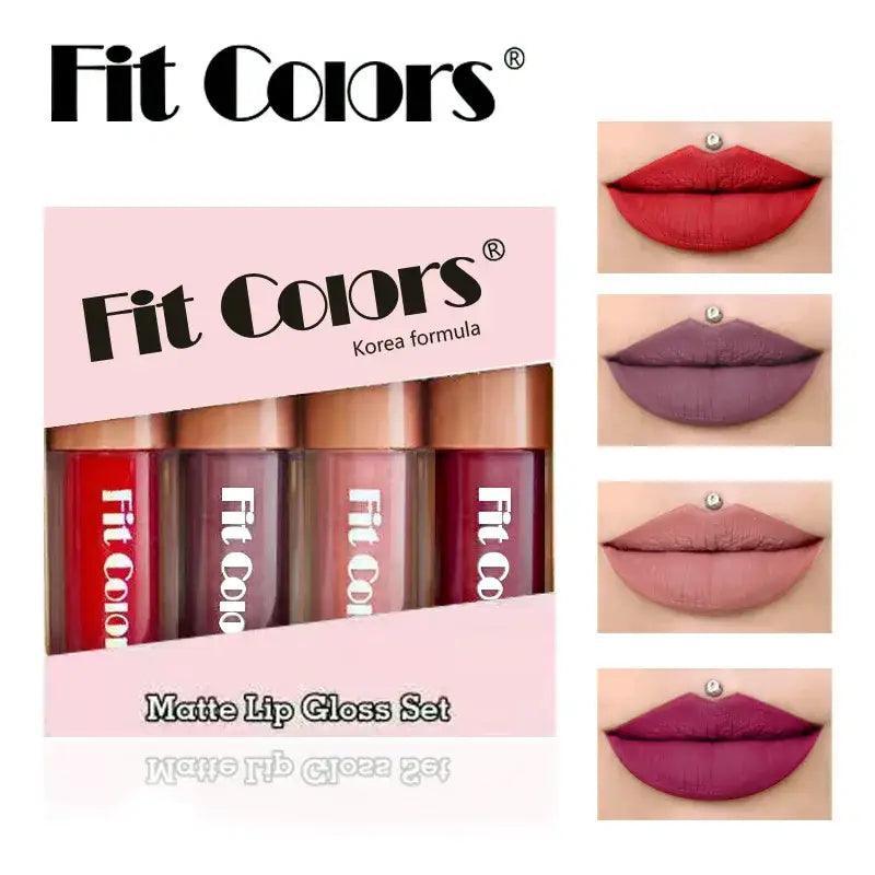 All-day Glam Matte Lipstick Set - Trendy Mix