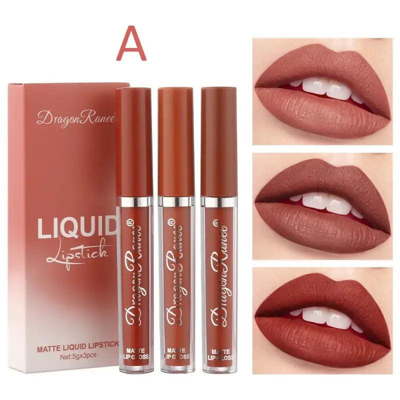 All-day Glam Matte Lipstick Set - Trendy Mix