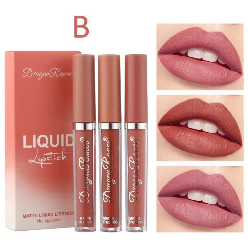 All-day Glam Matte Lipstick Set - Trendy Mix