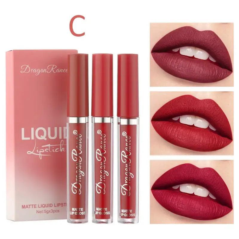 All-day Glam Matte Lipstick Set - Trendy Mix