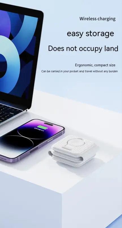 Ultimate 3-in-1 Wireless Charging Station - Trendy Mix