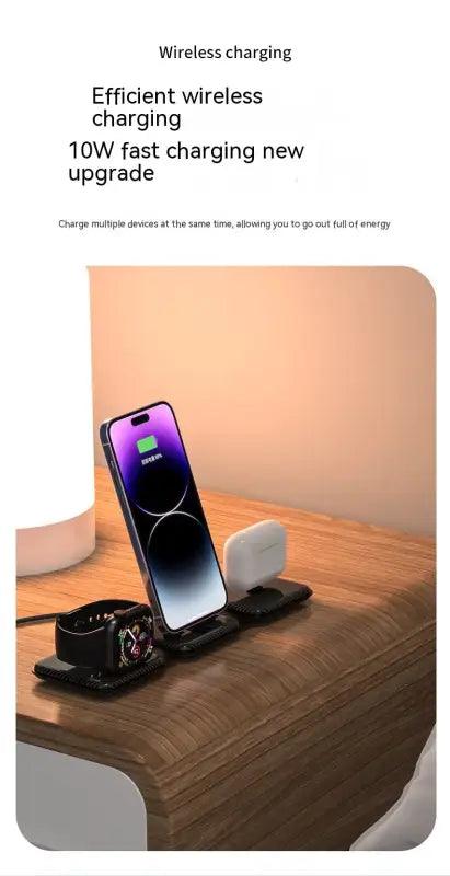 Ultimate 3-in-1 Wireless Charging Station - Trendy Mix