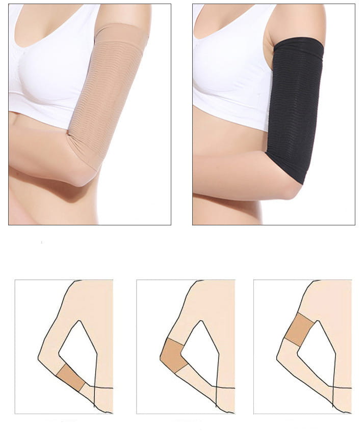 Women Arm Shaping Sleeves Ladies Elastic Slimming Shaperwear