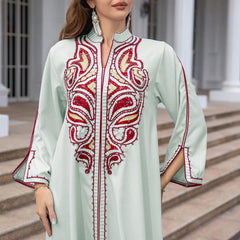 Middle Eastern Embroidered outfits with Custom Colors - Trendy Mix