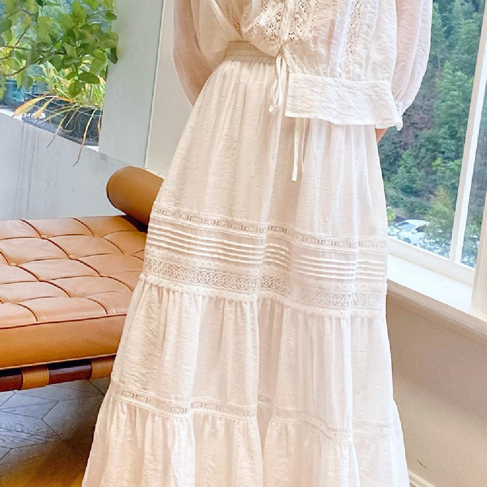 Women's Casual Fashion White Dress - Trendy Mix