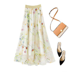 Women's Fashion Gauze Butterfly Skirt - Trendy Mix