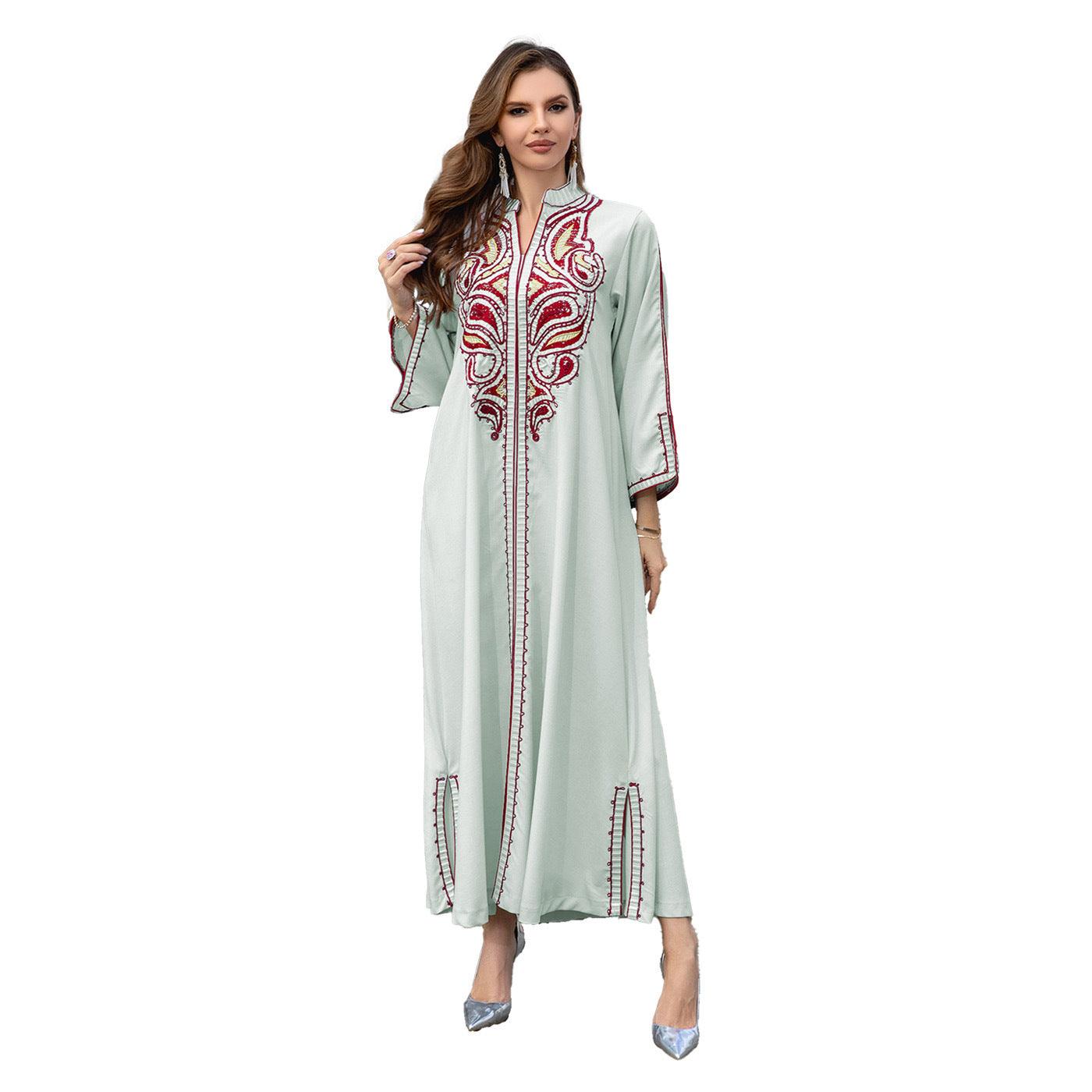 Middle Eastern Embroidered outfits with Custom Colors - Trendy Mix