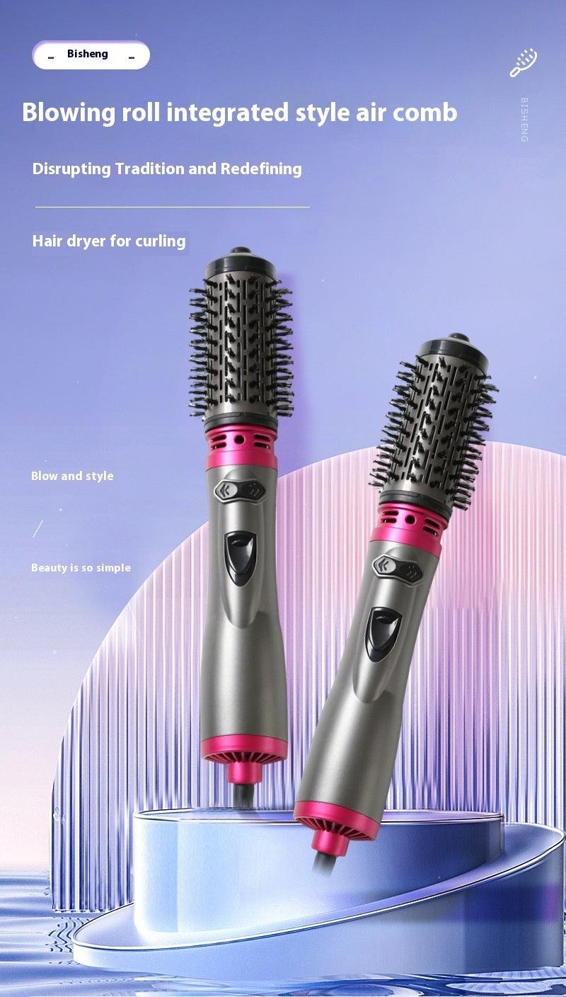 Electric Rotating Hair Curling Comb Two-in-one Constant Temperature - Trendy Mix