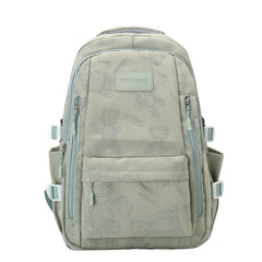 Bear Hug: Adorable Pattern Backpack Bag - Trendy Mix