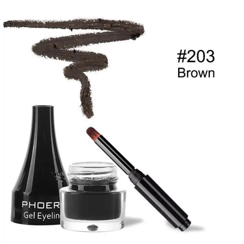 Brown Novice Makeup Black Eye Liner Makeup Makeup - Trendy Mix