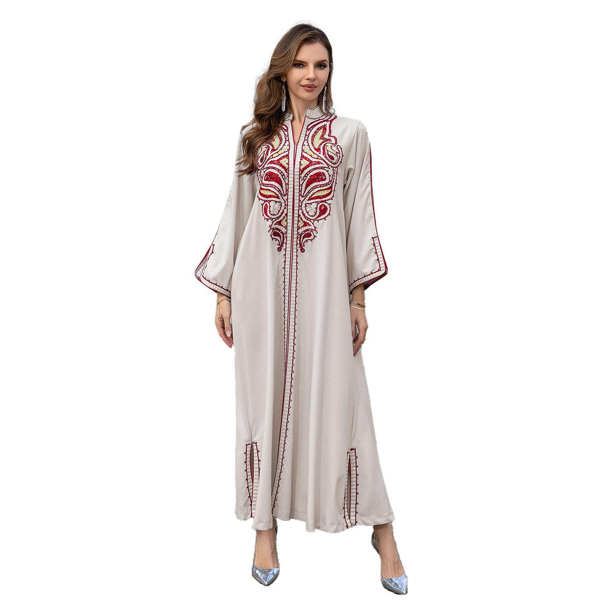 Middle Eastern Embroidered outfits with Custom Colors - Trendy Mix