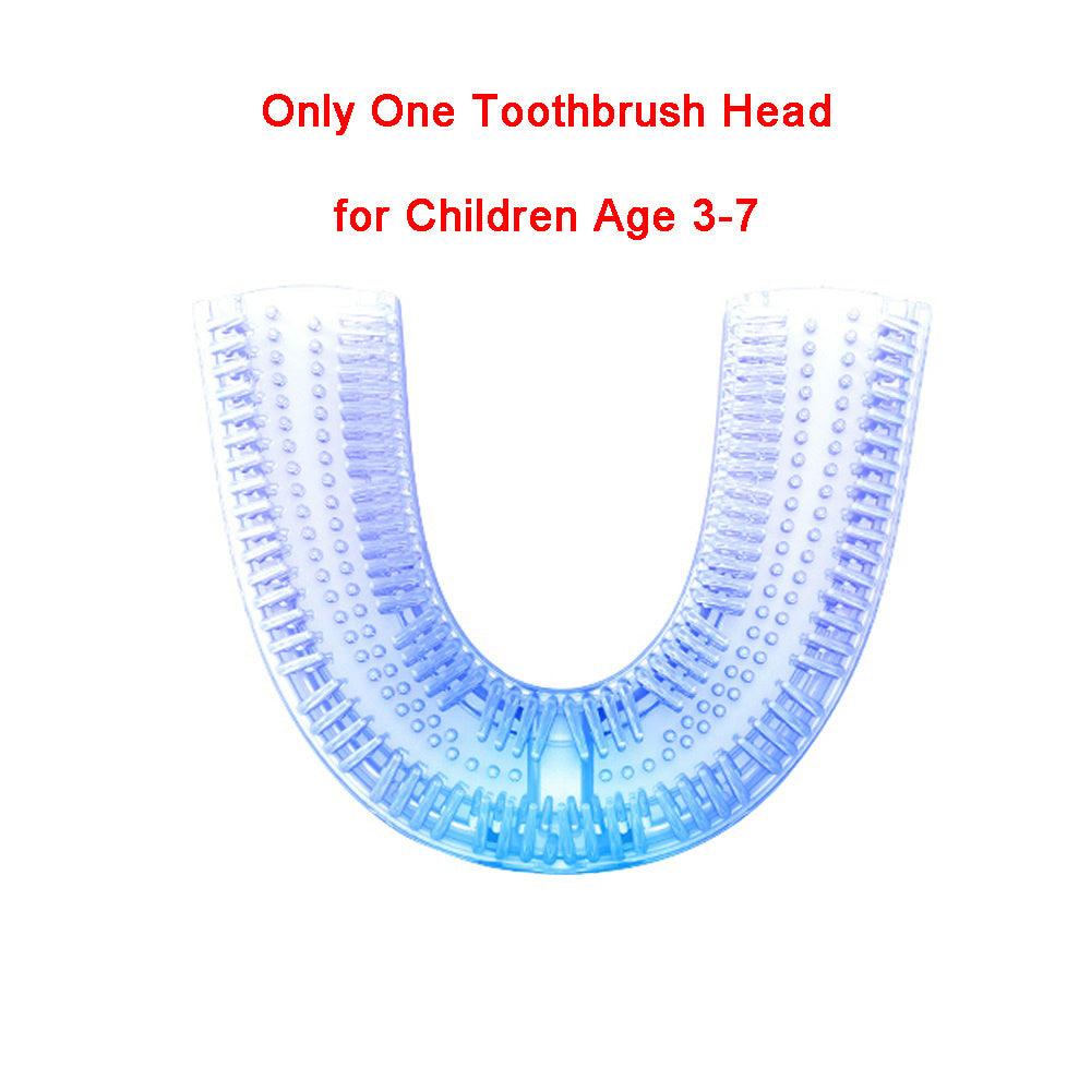 U-Shaped Electric Toothbrush for Kids and Adults - IPX7 Waterproof, USB Rechargeable, 48000rpm Vibration - Trendy Mix