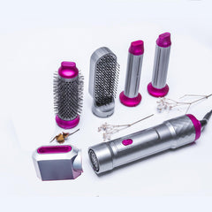 Five In One Multi-headed Hot Air Comb Combination Automatic Curling Iron Set - Trendy Mix