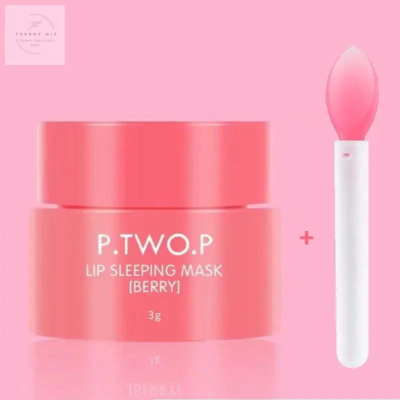 Cherry Blossom Korean Lip Care Mask - Trendy Mix