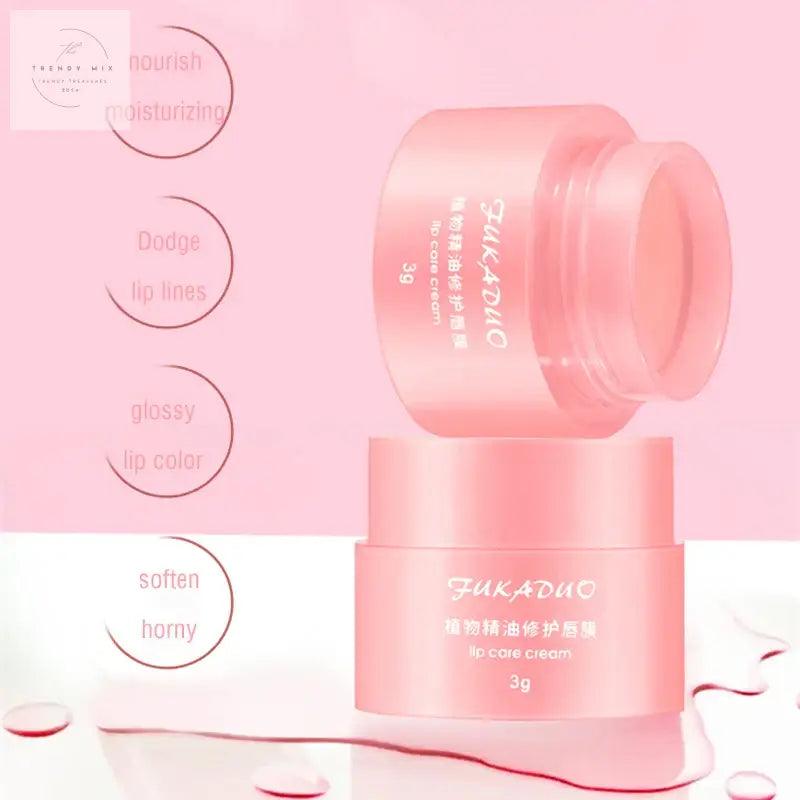 Cherry Blossom Korean Lip Care Mask - Trendy Mix