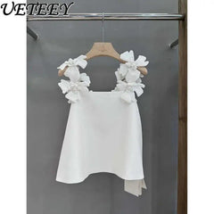 Chic Floral Sling Vest - Trendy Mix