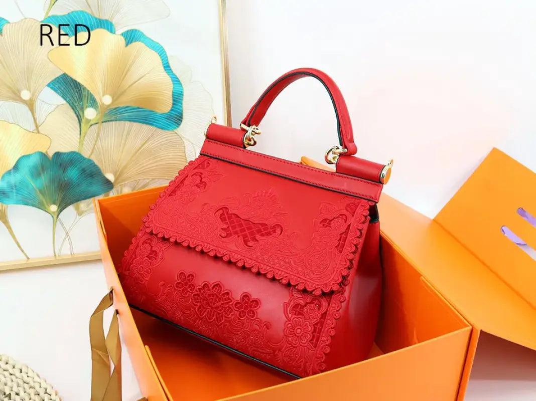 Elegant Hollow Design Handbag - Trendy Mix