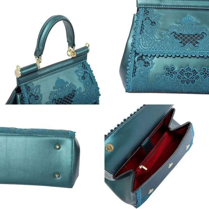 Elegant Hollow Design Handbag - Trendy Mix