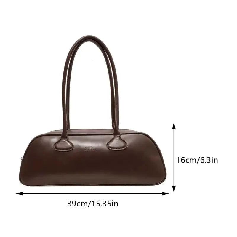 Timeless PU Leather Crossbody Handbag - Trendy Mix