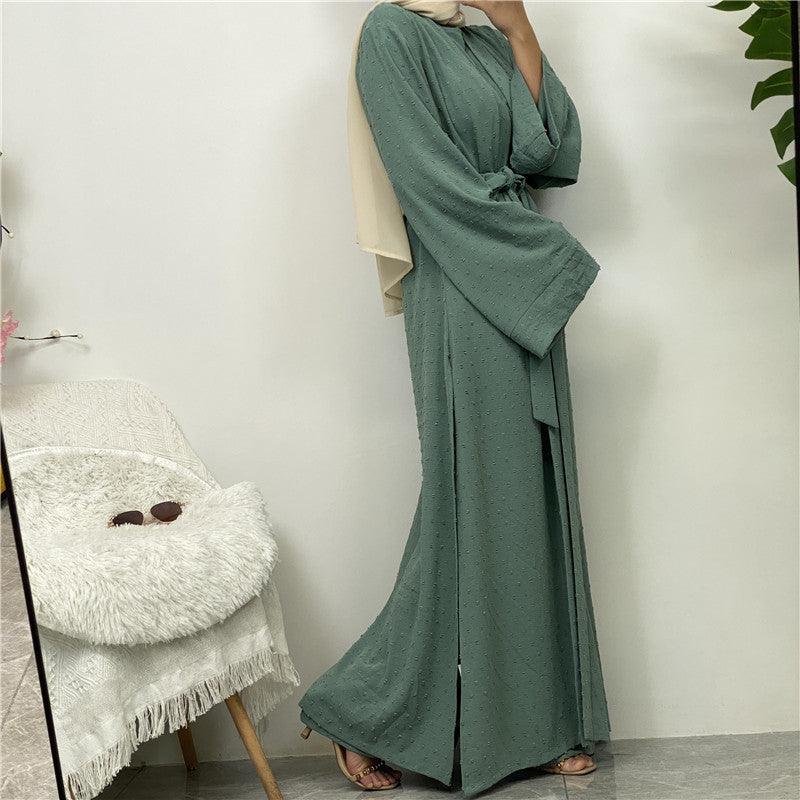 Long Cardigan Sleeveless Top And Pants - Trendy Mix