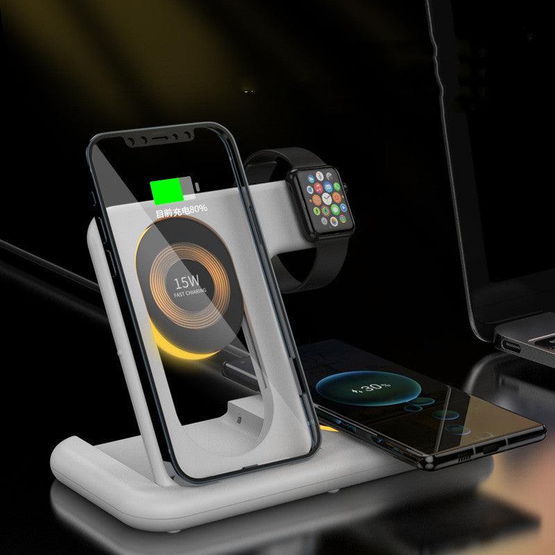 Multifunctional 6-in-1 Wireless Charging Station with Folding Design - Trendy Mix