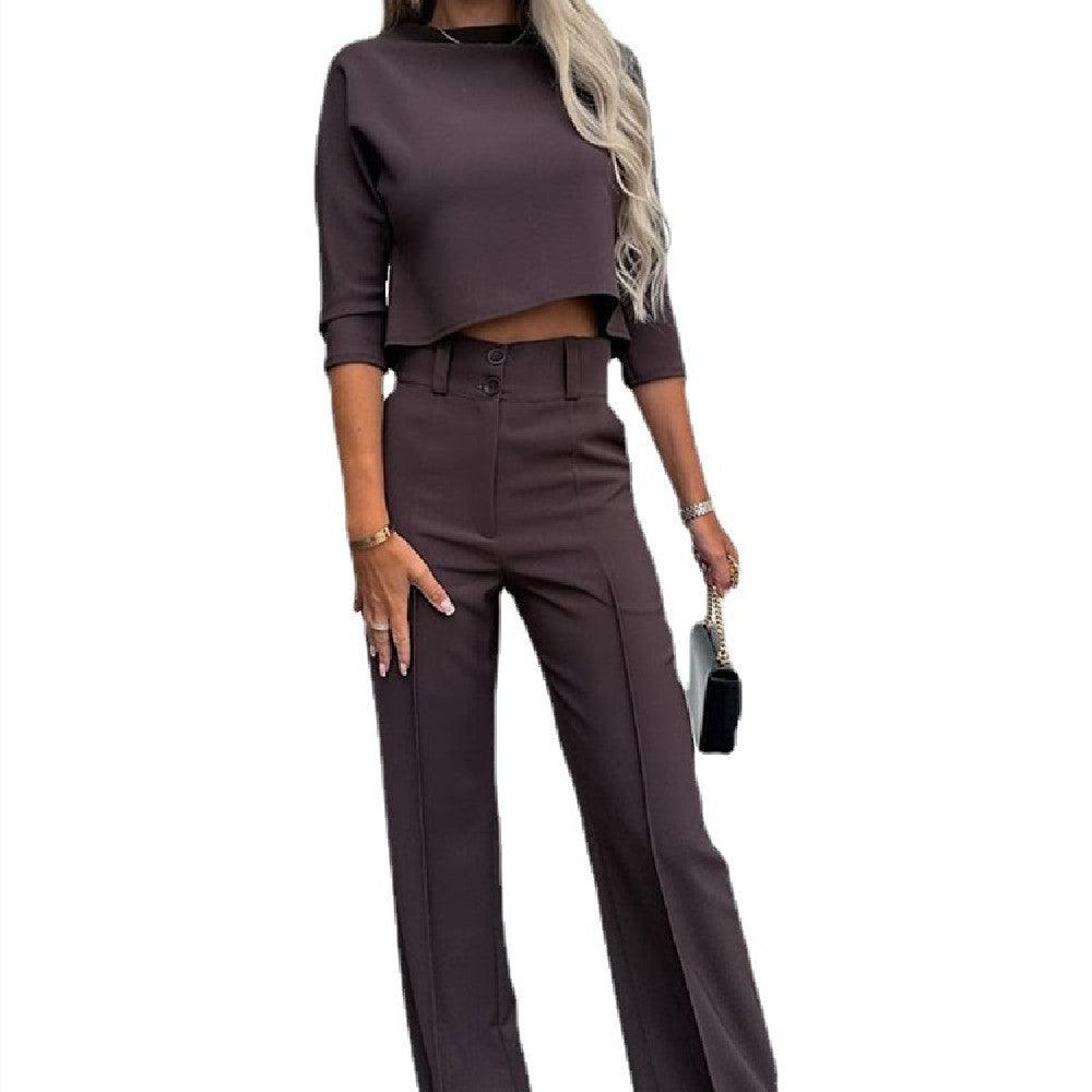 Fashion Tops High Waist Wide Leg - Trendy Mix