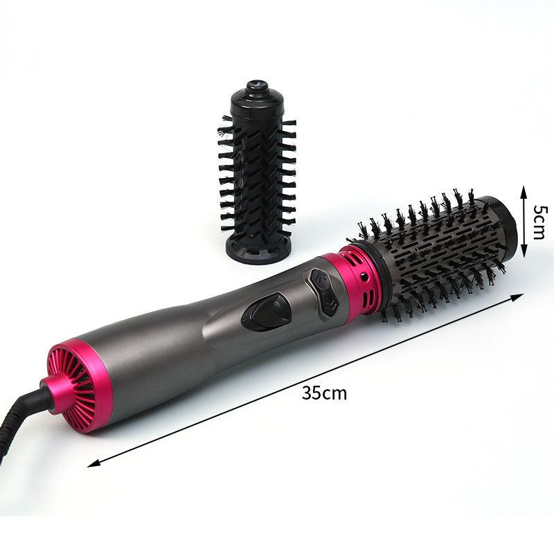 Electric Rotating Hair Curling Comb Two-in-one Constant Temperature - Trendy Mix