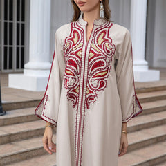 Middle Eastern Embroidered outfits with Custom Colors - Trendy Mix