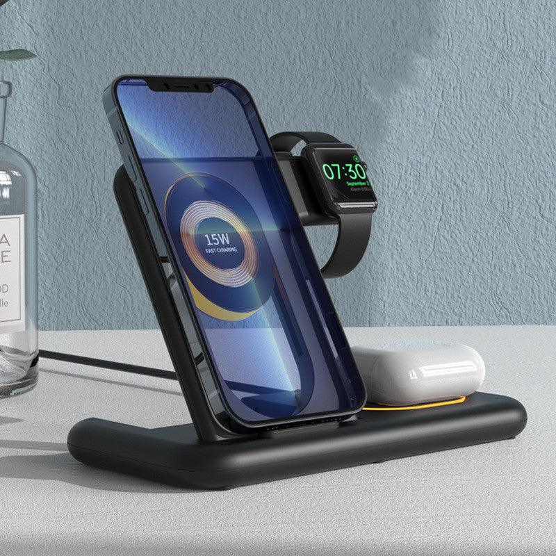 Multifunctional 6-in-1 Wireless Charging Station with Folding Design - Trendy Mix