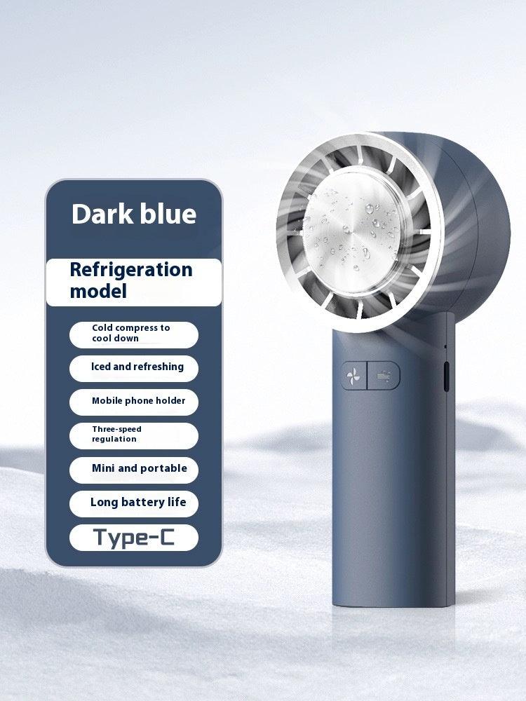 Portable USB Rechargeable Handheld Fan with Long-lasting Battery - Trendy Mix