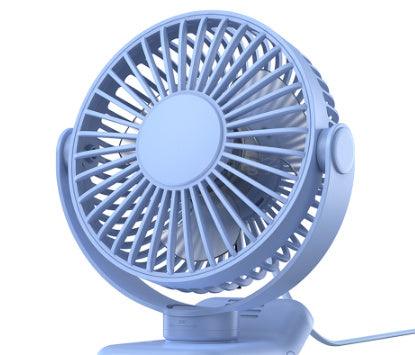 Compact USB Electric Desk Fan for Office and Dorm Use with Cable - Trendy Mix