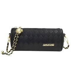 Chic Eco-Friendly Chain-Embellished Shoulder Bag - Trendy Mix