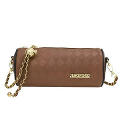 Chic Eco-Friendly Chain-Embellished Shoulder Bag - Trendy Mix