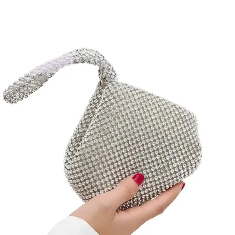 Chic Rhinestone Evening Clutch: Sparkling Sophistication - Trendy Mix
