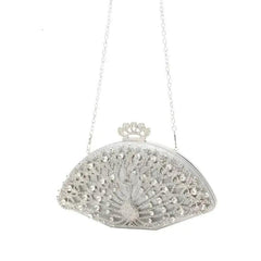 Chic Eco-Friendly Shell-Shaped Evening Clutch for Women - Trendy Mix