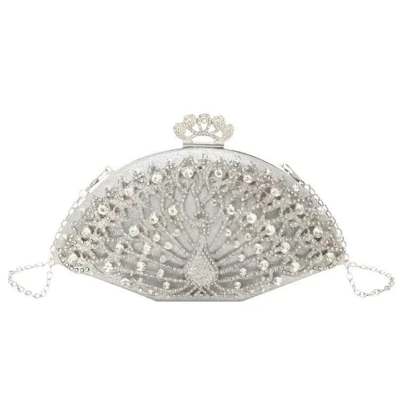 Chic Eco-Friendly Shell-Shaped Evening Clutch for Women - Trendy Mix