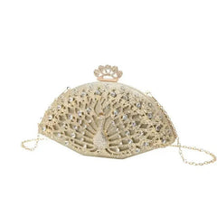 Chic Eco-Friendly Shell-Shaped Evening Clutch for Women - Trendy Mix