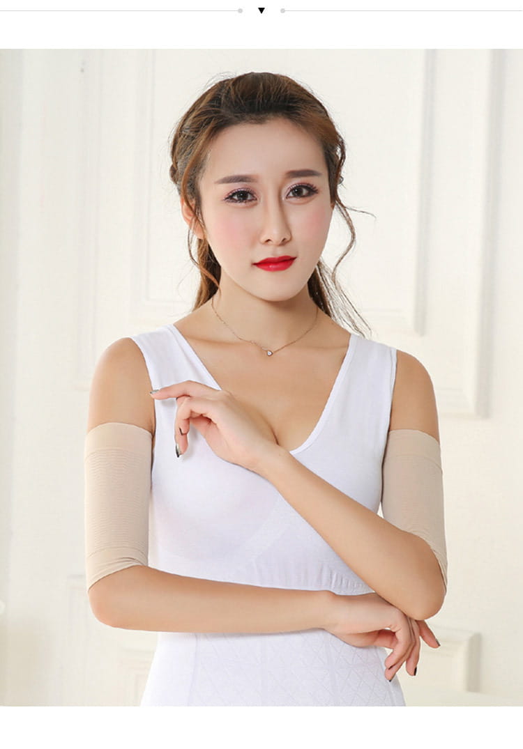 Women Arm Shaping Sleeves Ladies Elastic Slimming Shaperwear