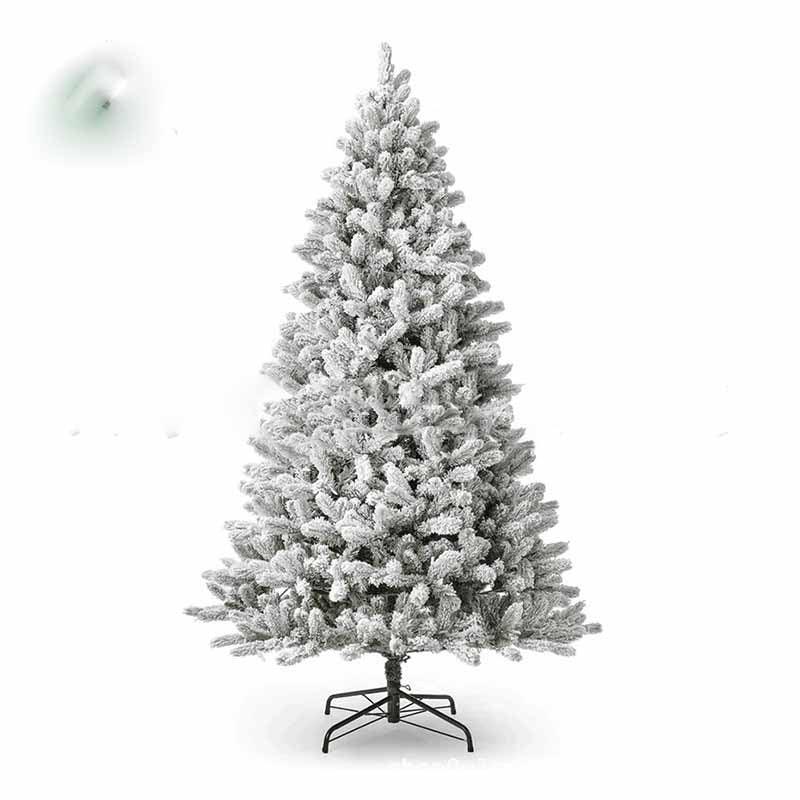 Flocked White Snow Christmas Tree for Holiday Decorating - Trendy Mix