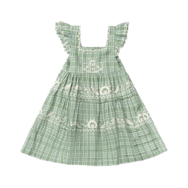 Heavy Industry High-end Embroidery Smocking Children Shirt Princess Dress - Trendy Mix