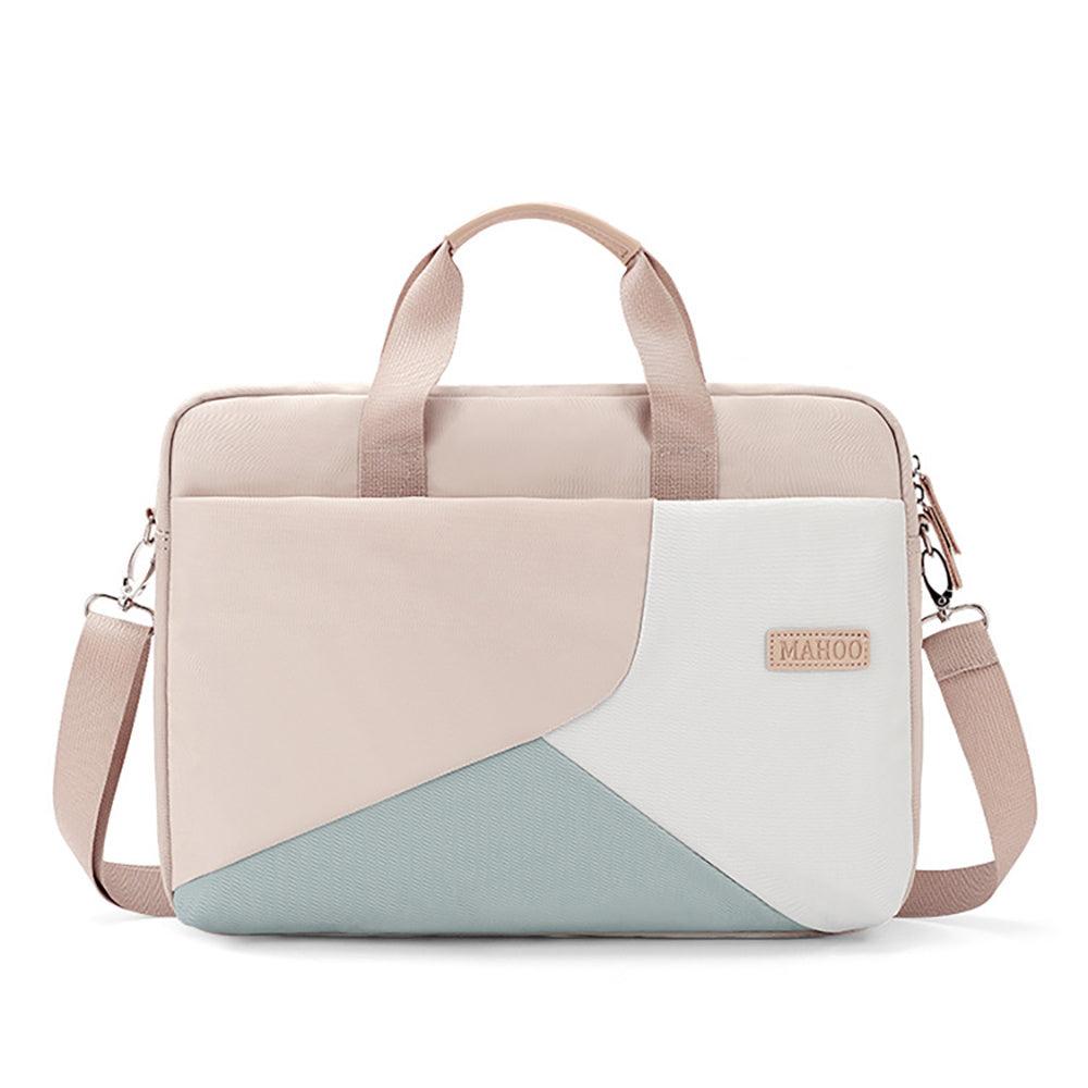 Stylish Two-Tone Tote Bag - Trendy Mix